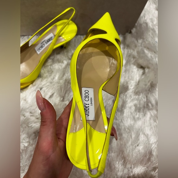 Brand New Jimmy Choo Ginnie 65 Slingback Pointed Toe Pumps - Picture 4 of 12